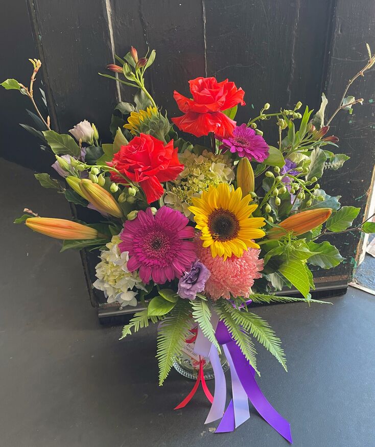 Jar of Mixed Blooms - Large